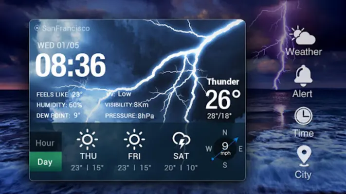 Local Weather Widget&Forecast android App screenshot 10