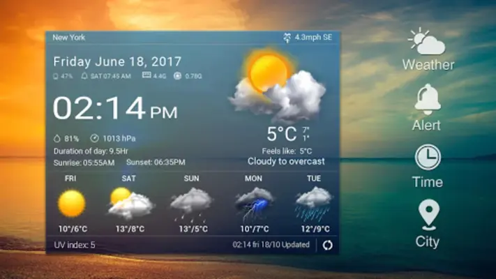 Local Weather Widget&Forecast android App screenshot 12