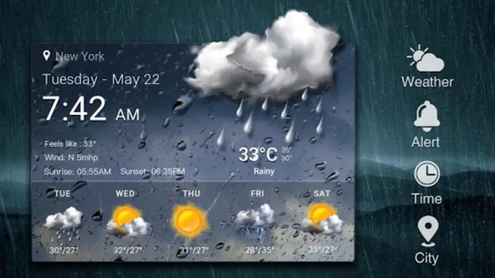 Local Weather Widget&Forecast android App screenshot 6