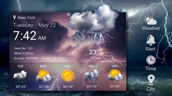 Local Weather Widget&Forecast android App screenshot 8